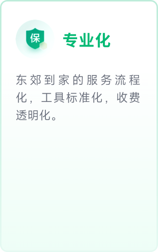 东郊到家优势